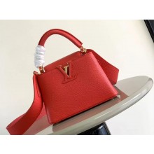 louis vuitton mini CAPUCINES bag M56845 scarlet 2024