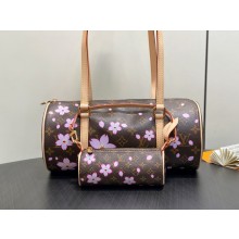 LV x TM Monogram coated canvas Papillon M13097 2025