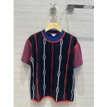 hermes short sleeved sweater black 2023