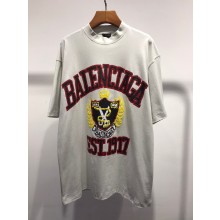 balenciaga Diy College T-shirt Medium Fit in White 2023