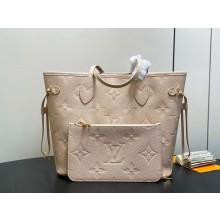 LOUIS VUITTON Grained cowhide leather Neverfull MM bag M14319 2025