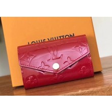 Louis Vuitton Monogram Vernis Leather 6 Key Holder M61223 Cerise 