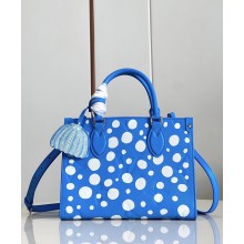 LV x YK OnTheGo PM BAG M46424 bleu blanc 2023