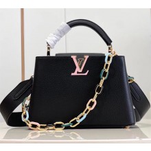 louis vuitton Capucines BB bag M21641 black 2023