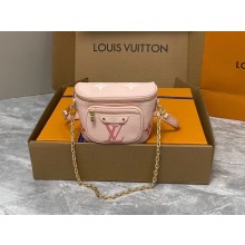 LOUIS VUITTON mini BUMBAG M82347 PINK 2023