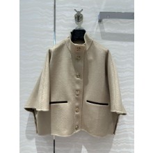 MAXMARA CASHMERE CAPE KHAKI 2024