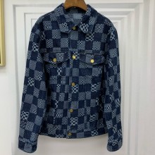 louis vuitton Distorted Damier Denim Jacket 2023
