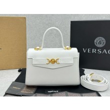 Versace La Medusa 95 top handle bag white 2025