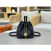 Chloe Small Bracelet backpack in grained leather black 2025
