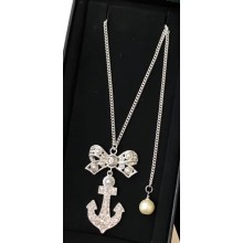 Chanel Necklace A58808 Silver 2018