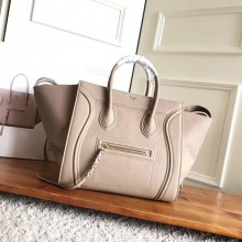 celine grained calfskin phantom luggage beige