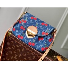 LV x TM Sunset Monogram cherry denim M13680 2025