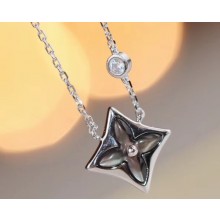 Louis Vuitton Color Blossom BB Star Pendant Necklace Silver