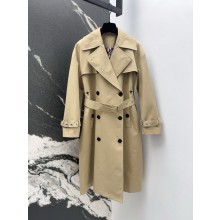 dior Beige Cotton Gabardine trench coat 2024