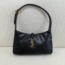saint laurent le 5 à 7 in padded lambskin black 2024(original quality)