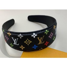 LV x TM Monogram Multicolor LV Outline Headband BLACK 2025