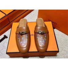 Hermes Kelly Buckle Oz Mules 69(original quality)