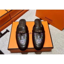 Hermes Kelly Buckle Oz Mules 71(original quality)