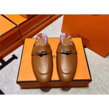Hermes Kelly Buckle Oz Mules 74(original quality)
