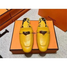 Hermes Kelly Buckle Oz Mules 77(original quality)