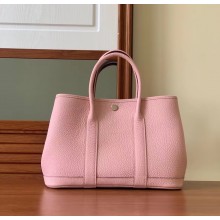 Hermes small Garden Party bag in original togo leather pink
