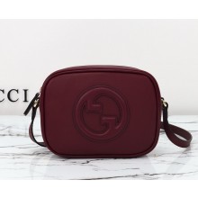 Gucci Blondie mini shoulder bag 820429 Gucci Rosso Ancora red smooth leather 2024