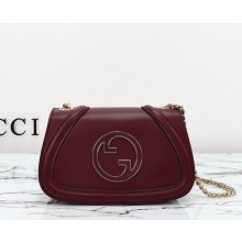 Gucci Blondie mini shoulder bag 815711 burgundy leather 2024