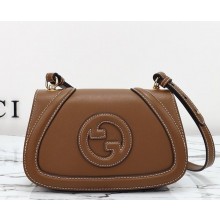 Gucci Blondie mini shoulder bag 815700 Brown smooth leather 2024