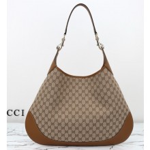 Gucci B medium shoulder bag 815924 Beige and dark brown Original GG canvas 2024