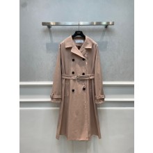 dior Pink Bonded Technical Cotton Trench Coat 2023