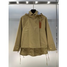 LOEWE Hooded parka in cotton Sweet Caramel 2023