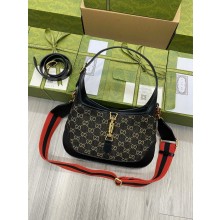 gucci black and ivory GG Jackie 1961 small shoulder bag 678843 2022