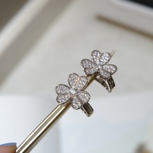 Van Cleef & Arpels Frivole earrings silver