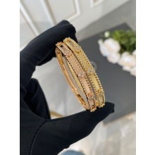 Van Cleef & Arpels Perlée sweet clovers bracelet yellow gold