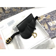 Dior black box leather Saddle Belt Pouch 2022