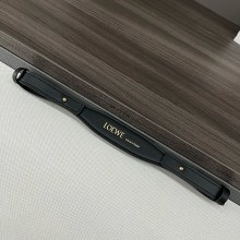 Loewe Branded short strap in classic calfskin black 2024