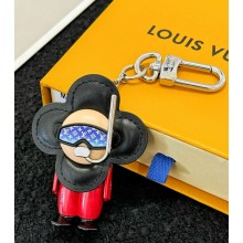 Louis Vuitton Vivienne Diver Black Red Key Ring Bag Charm  M00748 1030-08 2024