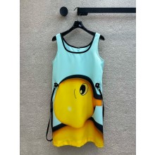 LOUIS VUITTON Leather Pull Duck Dress 1AFSUS 2024