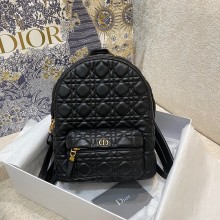 dior Black Cannage Lambskin small backpack 2021