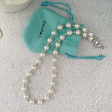 Tiffany City HardWear Pearl necklace silver