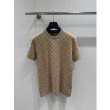 LOUIS VUITTON Monogram Short-Sleeved Crewneck 1AHVPB 2025
