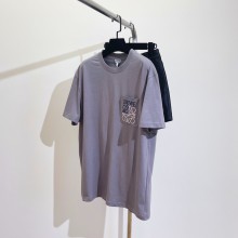 loewe Relaxed fit T-shirt in cotton gray 2023