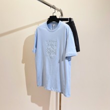 loewe Relaxed fit T-shirt in cotton blue 2023