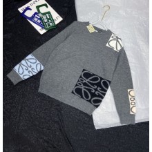 loewe Sweater in wool Grey/Multicolour 2023