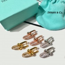 Tiffany HardWear Link Earrings with diamonds