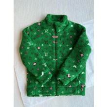 LOUIS VUITTON Monogram Fleece Blouson green 1AFQ58 2024