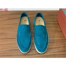 Loro Piana Summer Walk Loafers in suede leather 06