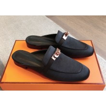 Hermes satin Buckle Oz  Mules Shoes 03 2024
