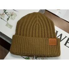 Loewe Knit Beanie khaki green 2024