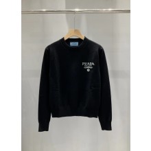 Prada Cashmere and silk sweater black P24S1L 2024 